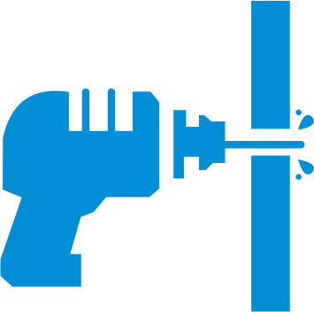 Plastic sheet driling