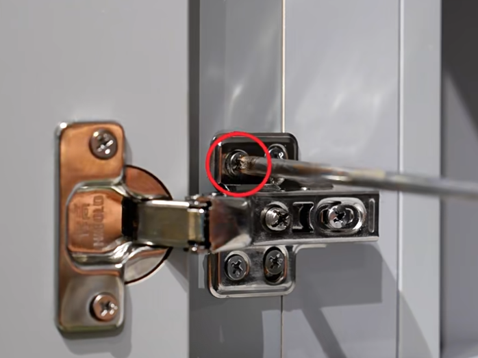 Install hinges on PVC foam board